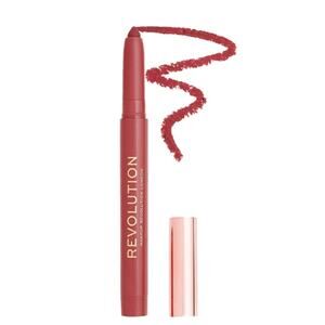 Revolution Velvet Kiss Lip Crayon, Rose, NWT
